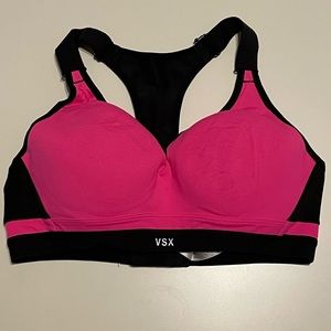 Victoria Secret Sport Hot Pink Sports Bra Size 34C